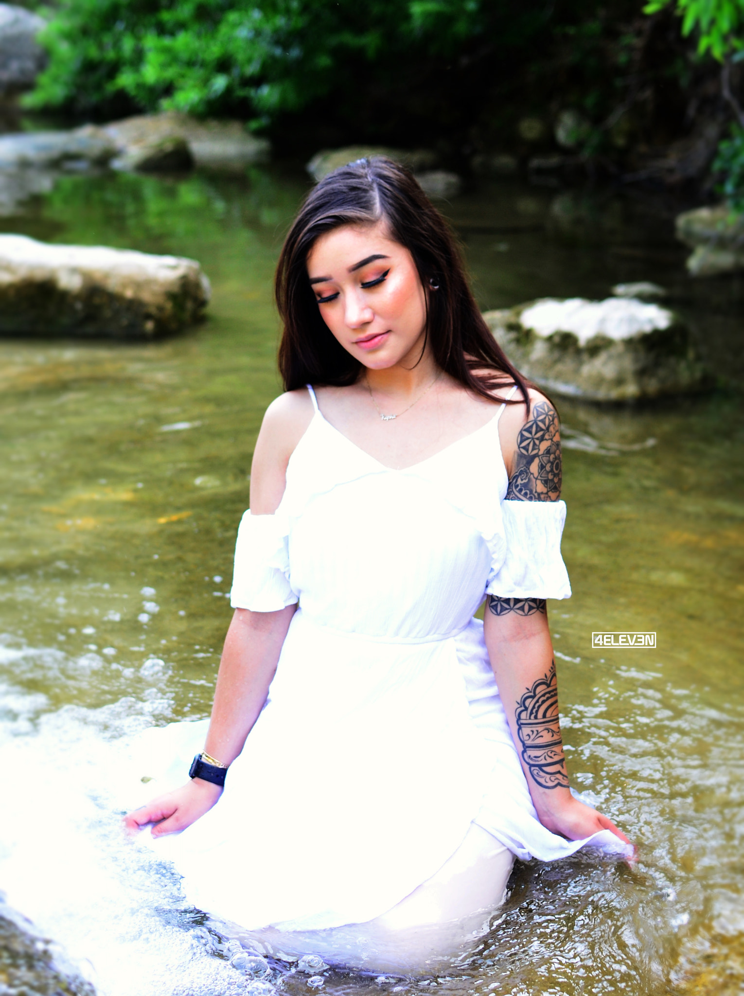 Nikon D7000 + Nikon AF-S DX Nikkor 35mm F1.8G sample photo. At the creek with jaquie photography