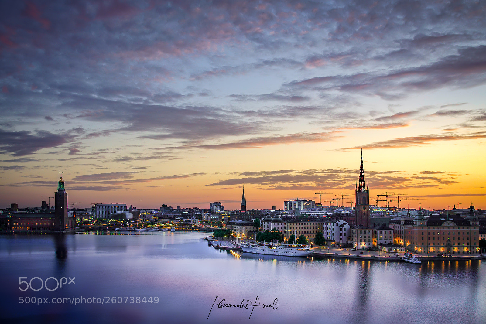 Sony a7R II sample photo. Sunrise stockholm city photography