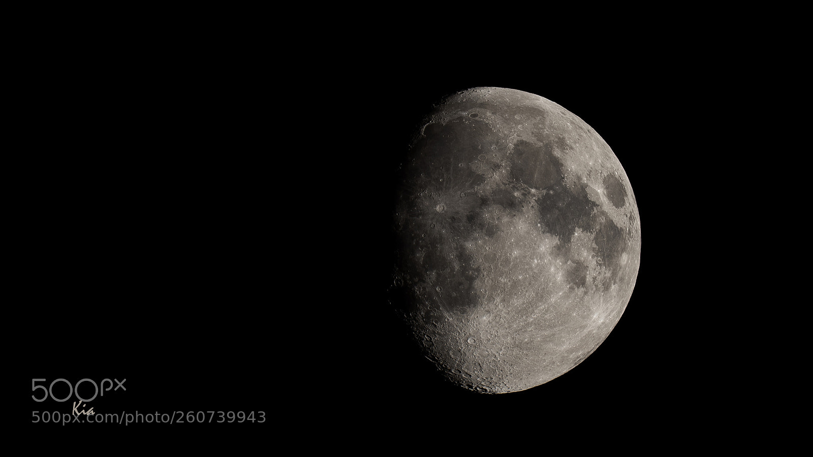 Nikon D810 sample photo. Moon photography