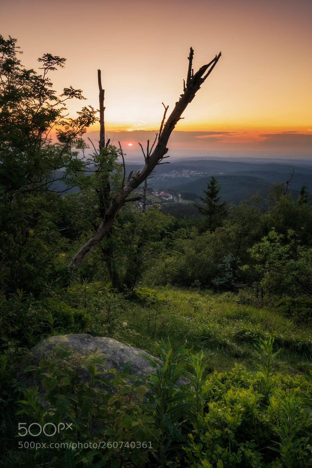 Sony a7R II sample photo. Sonnenuntergang im taunus photography