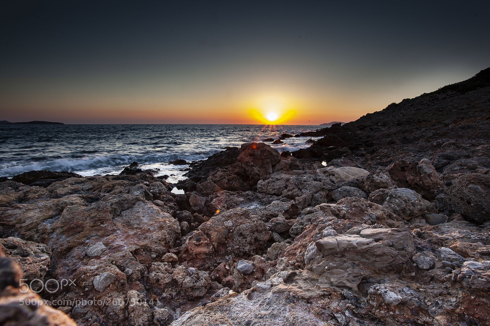 Canon EOS 5D Mark II sample photo. Red sunrise photography