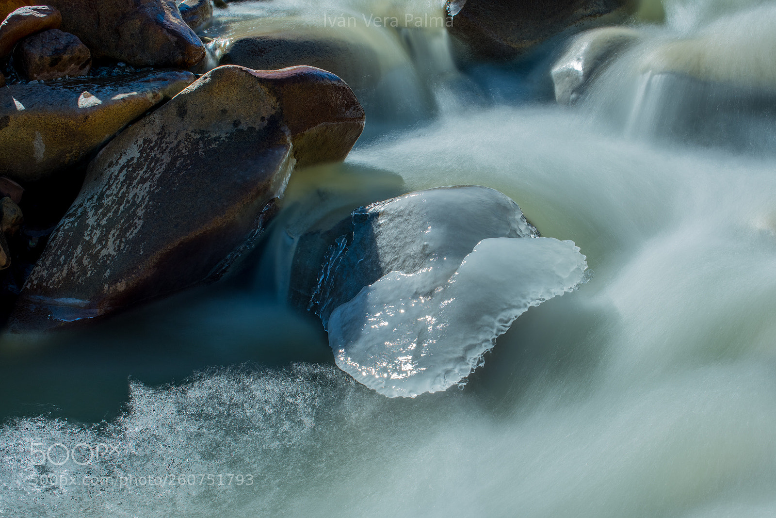 Nikon D750 sample photo. Ice on water photography