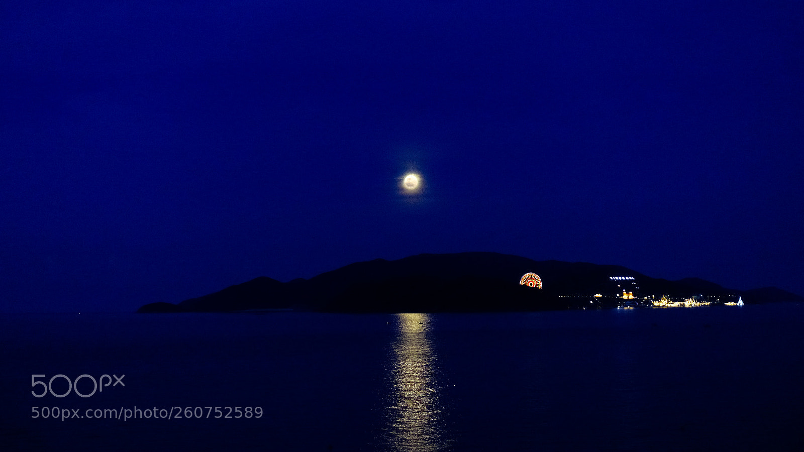 Sony Cyber-shot DSC-RX100 III sample photo. Nha trang moonrise2 photography