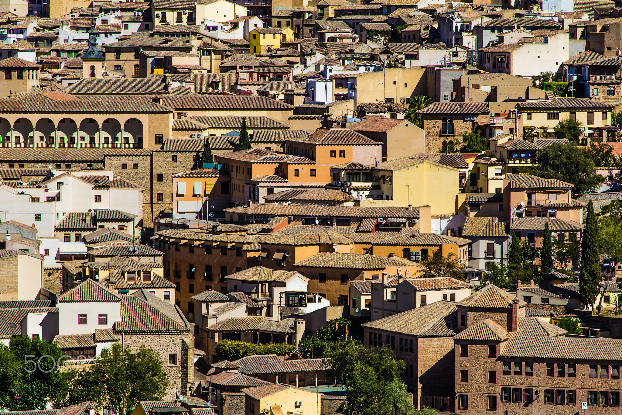 roofs of Toledo, Spain