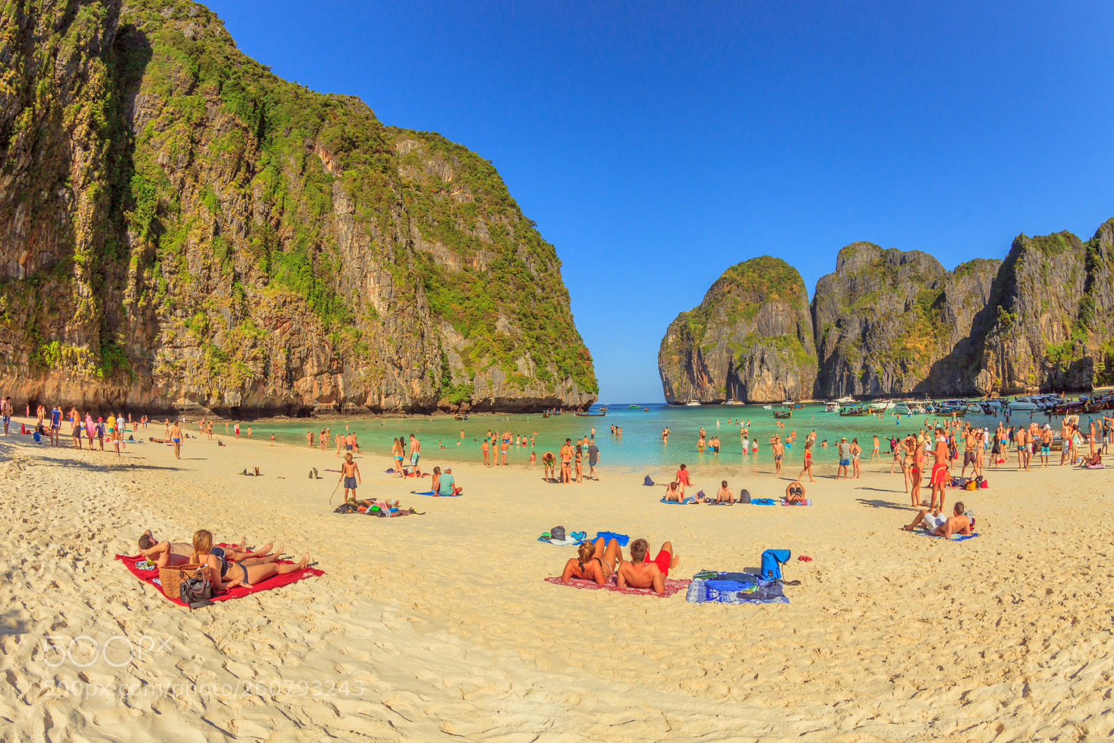 Canon EOS 5D Mark II sample photo. Maya bay beach photography