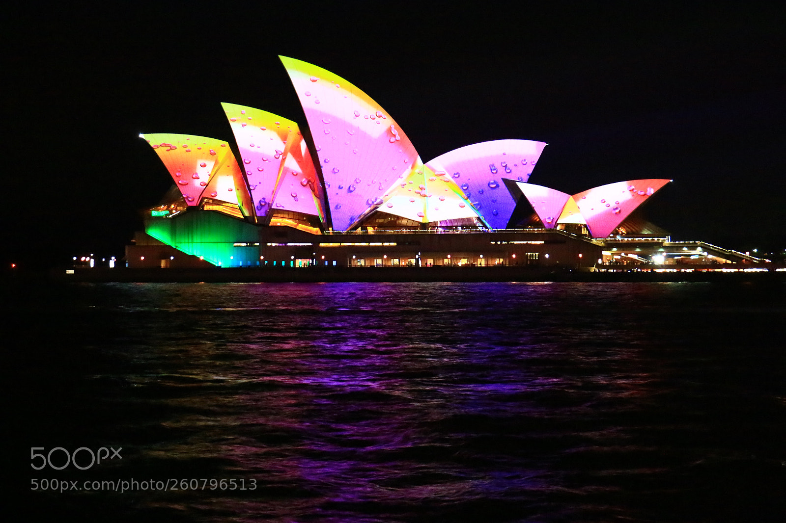 Canon EOS 70D sample photo. Sydney vivid festival photography