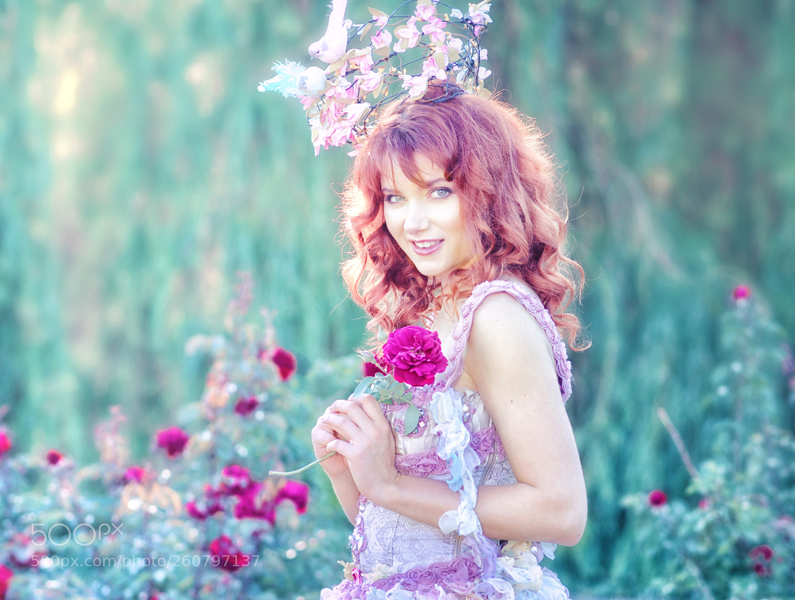 Nikon D3000 sample photo. Flower girls photography