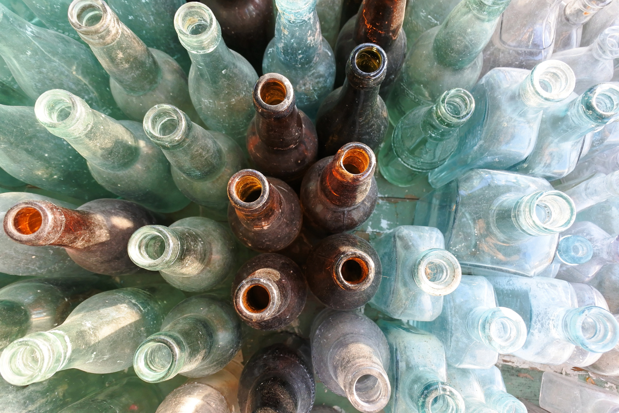 Nikon 1 J5 sample photo. Old bottles ii photography