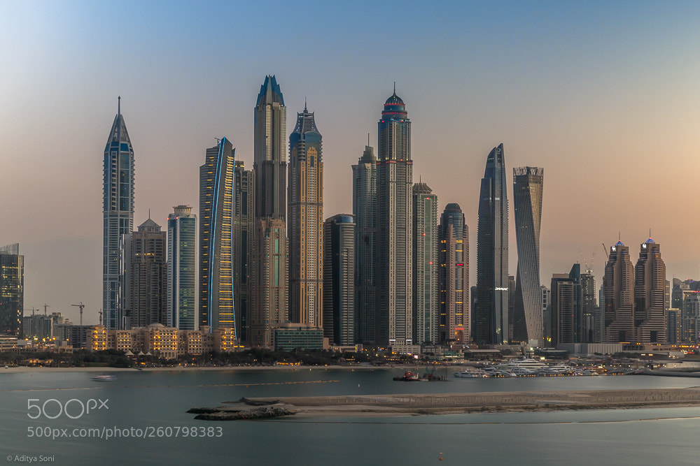 Canon EOS 80D sample photo. Dubai marina standing tall photography