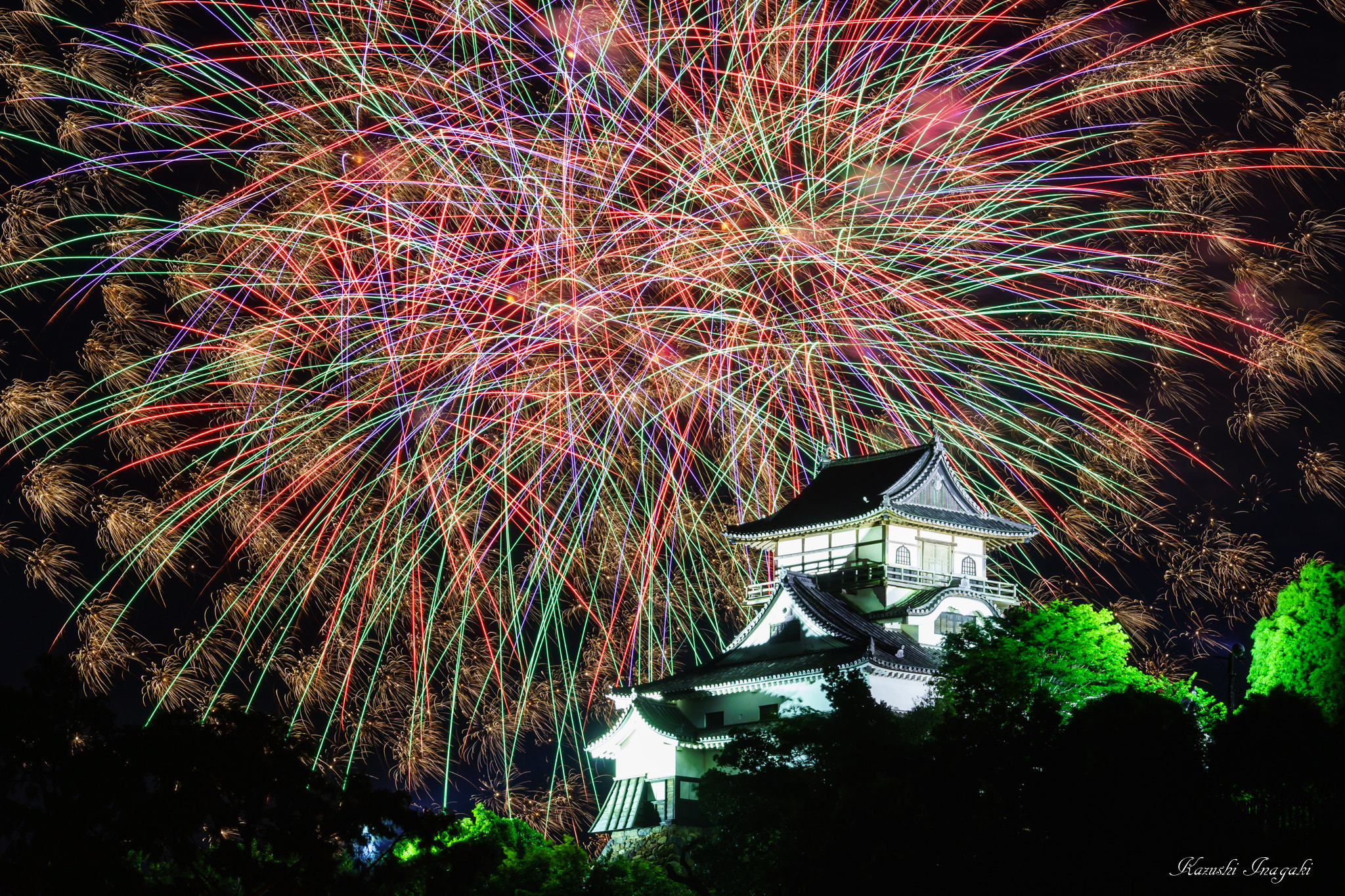 Sony a99 II sample photo. Fireworks of kiso river ukai opening ceremony 4 photography