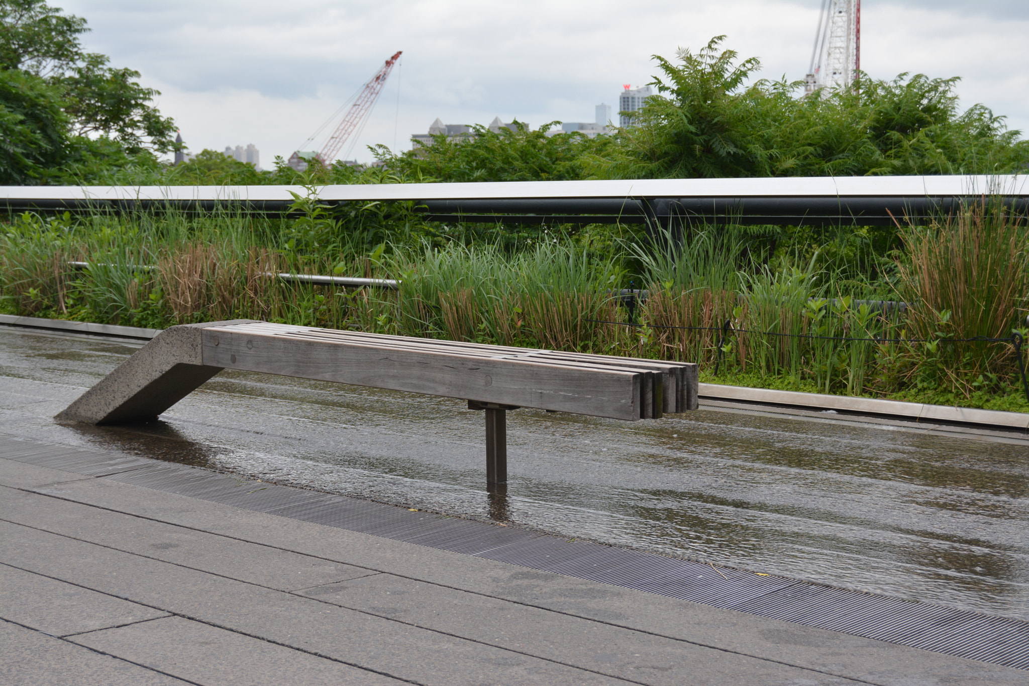 Nikon D7100 sample photo. High line water feature 3 photography