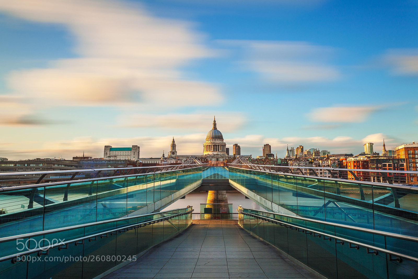 Canon EOS 5D Mark II sample photo. The millennium bridge, london. photography