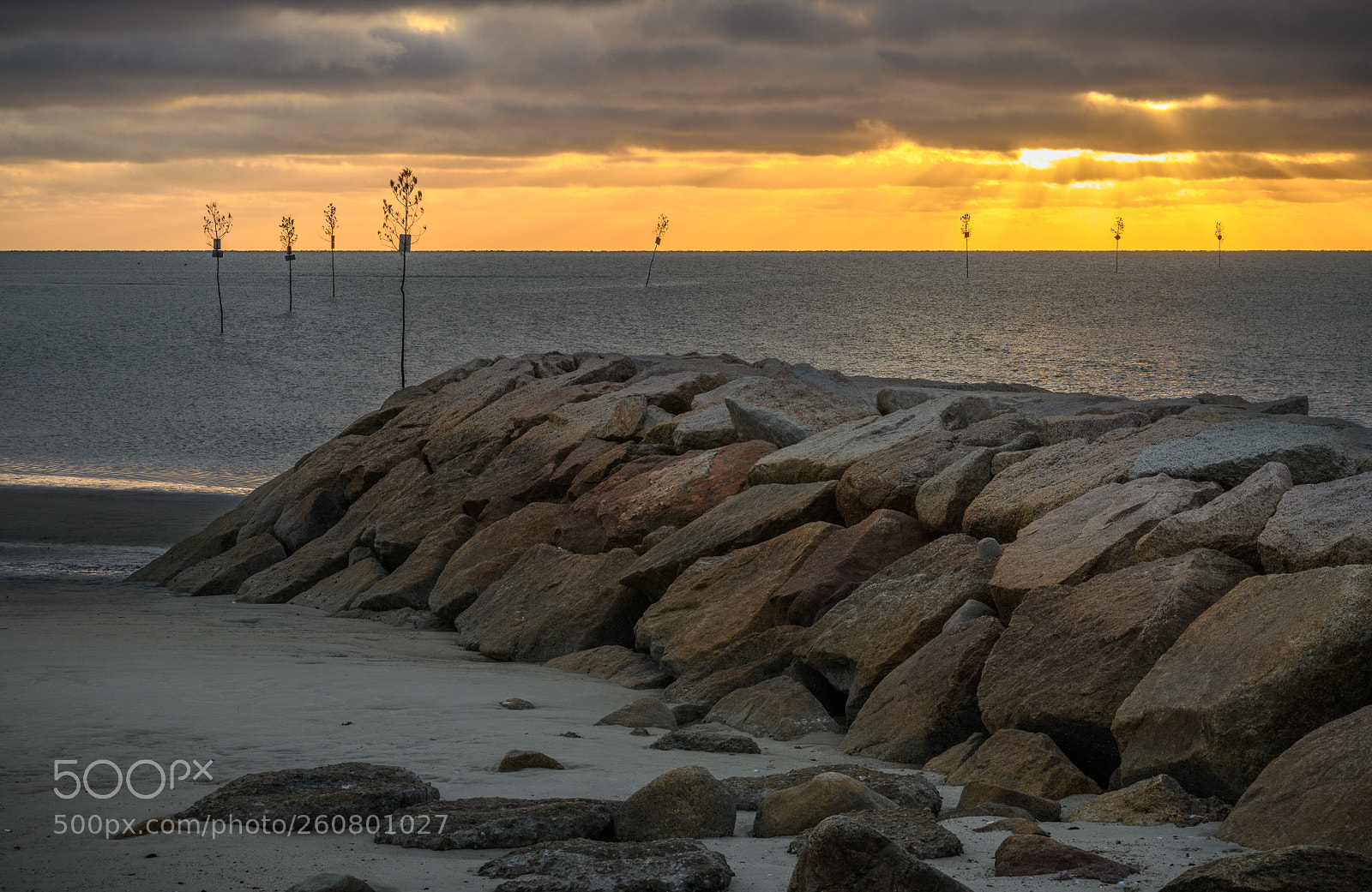 Nikon D850 sample photo. Rock harbor sunset photography