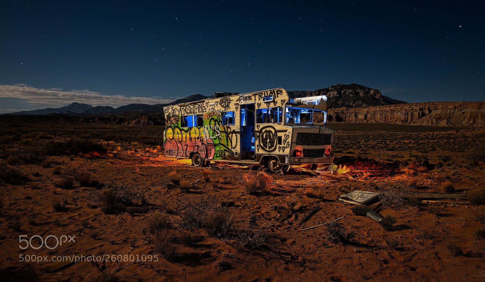Canon EOS 6D sample photo. Lost rv in utah photography