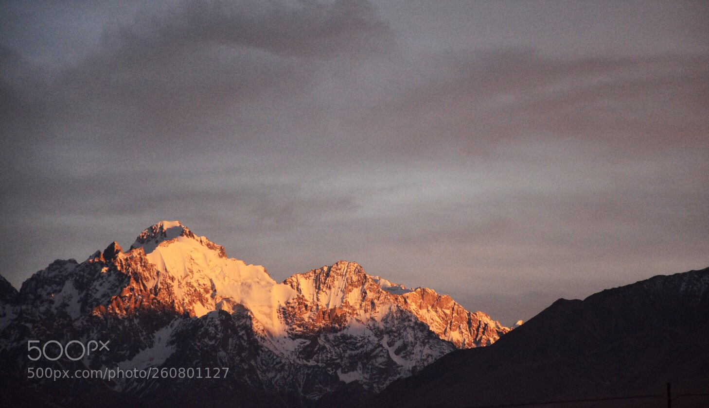 Nikon D7100 sample photo. Dusk of pamirs photography