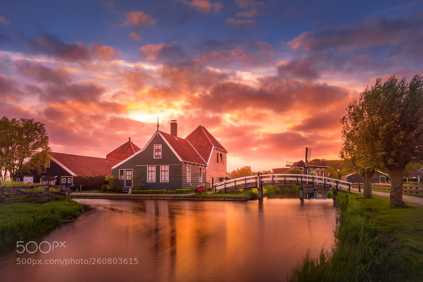 Sony a7 sample photo. Sunrise at the zaanse photography