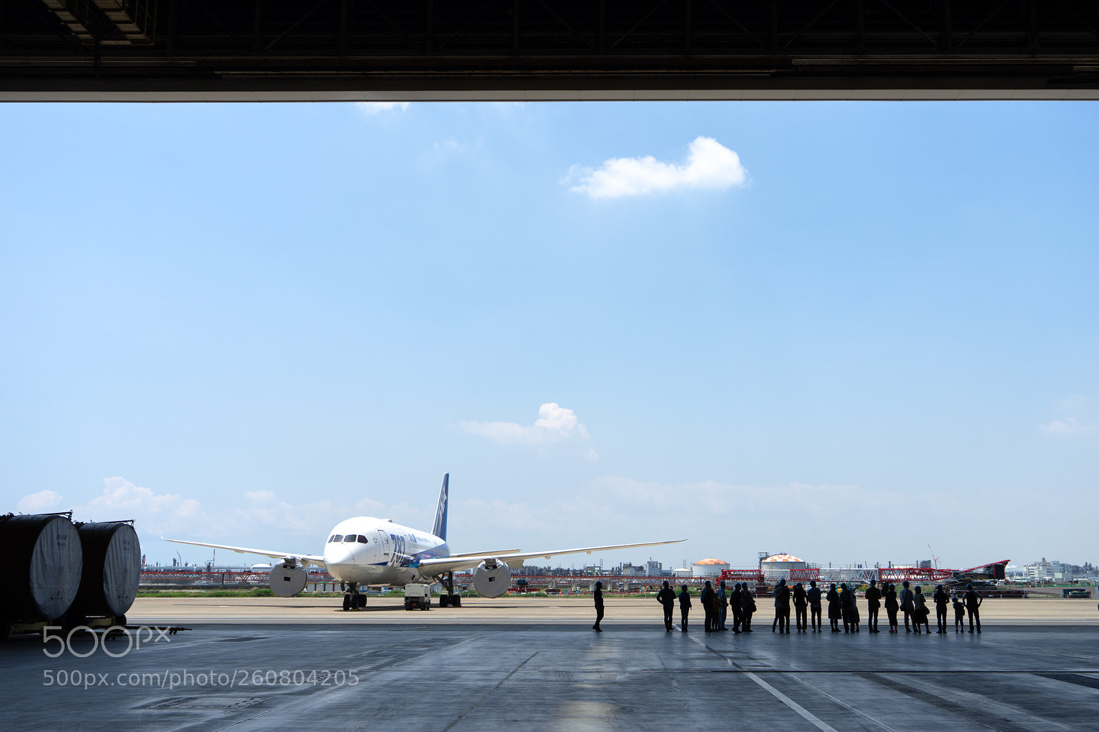 Sony a7 II sample photo. View from a hangar photography