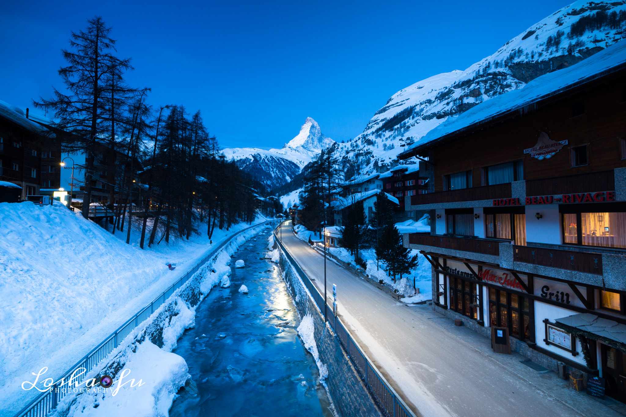 Sony SLT-A99V sample photo. Dusk of matterhorn. photography