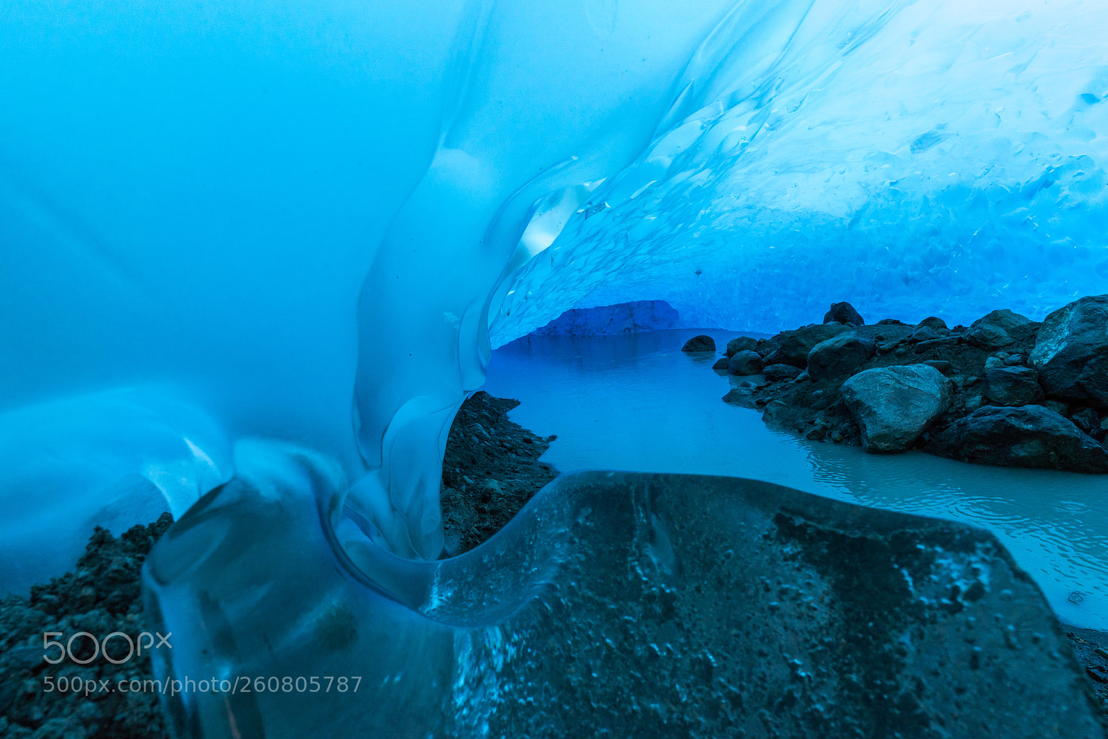 Sony a7R II sample photo. Perito moreno ice cave photography
