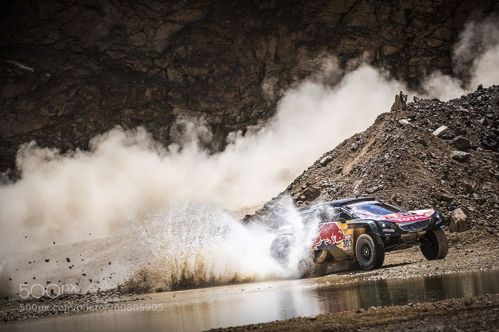 Nikon D850 sample photo. Stephane peterhansel red bull photography