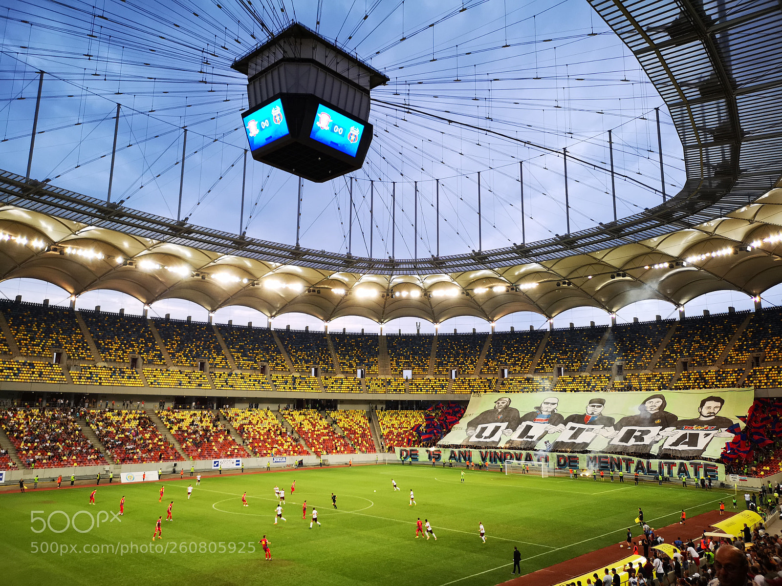 HUAWEI CLT-L29 sample photo. Football arena photography