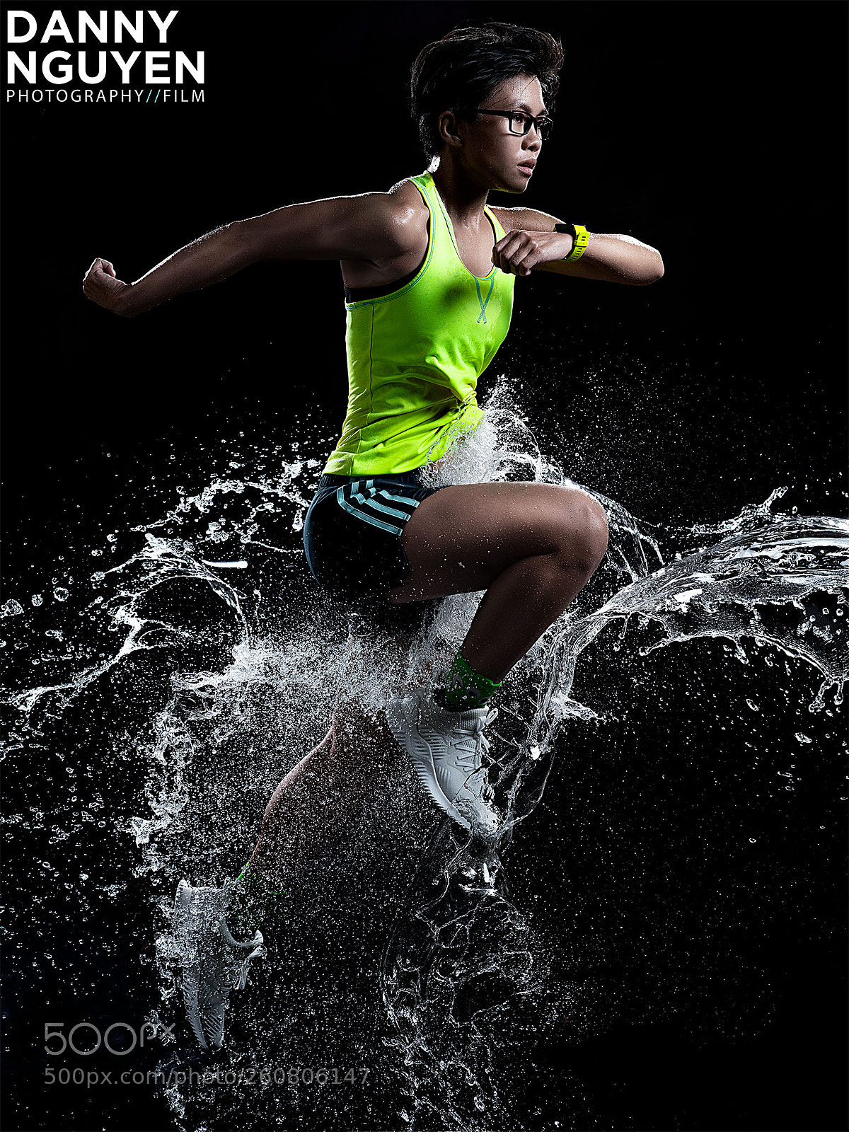 Sony a7R III sample photo. Water jump photography