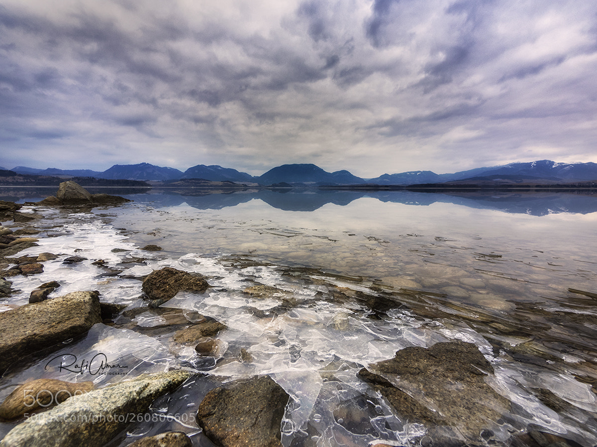 Olympus OM-D E-M1 sample photo. Frozen lake photography