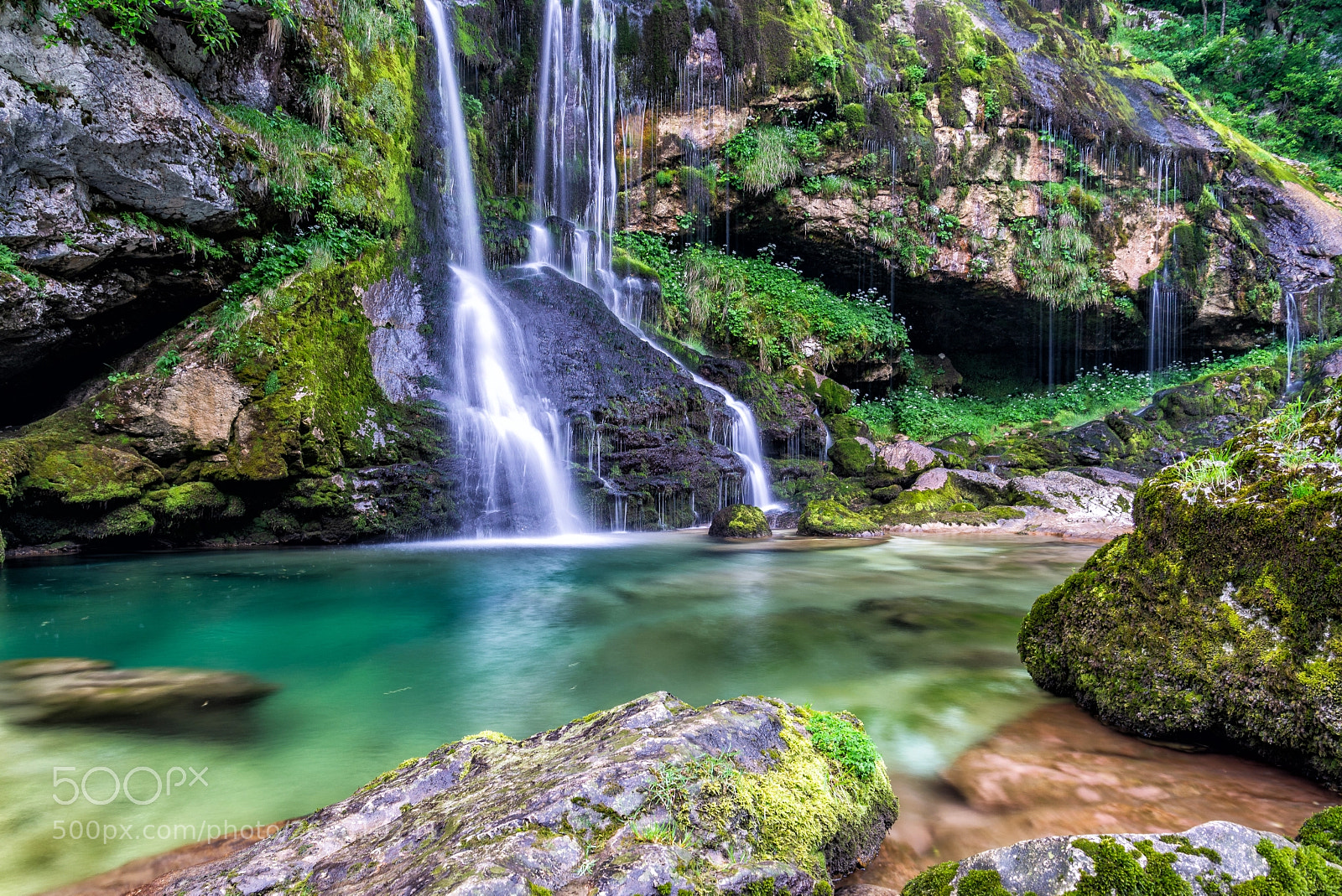 Nikon D610 sample photo. Virje waterfall photography