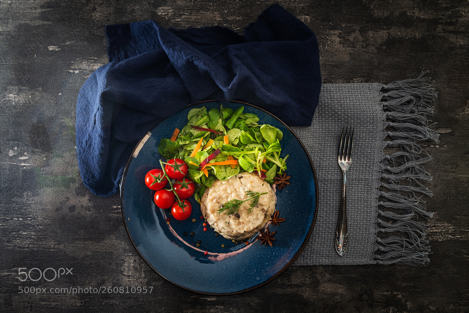 Nikon D800 sample photo. Risotto with fresh cream photography