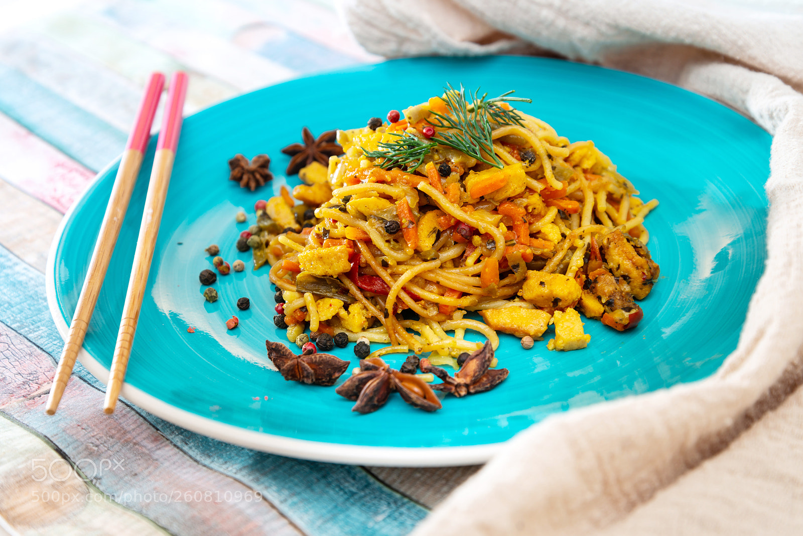 Nikon D800 sample photo. Asian noodles with chicken photography