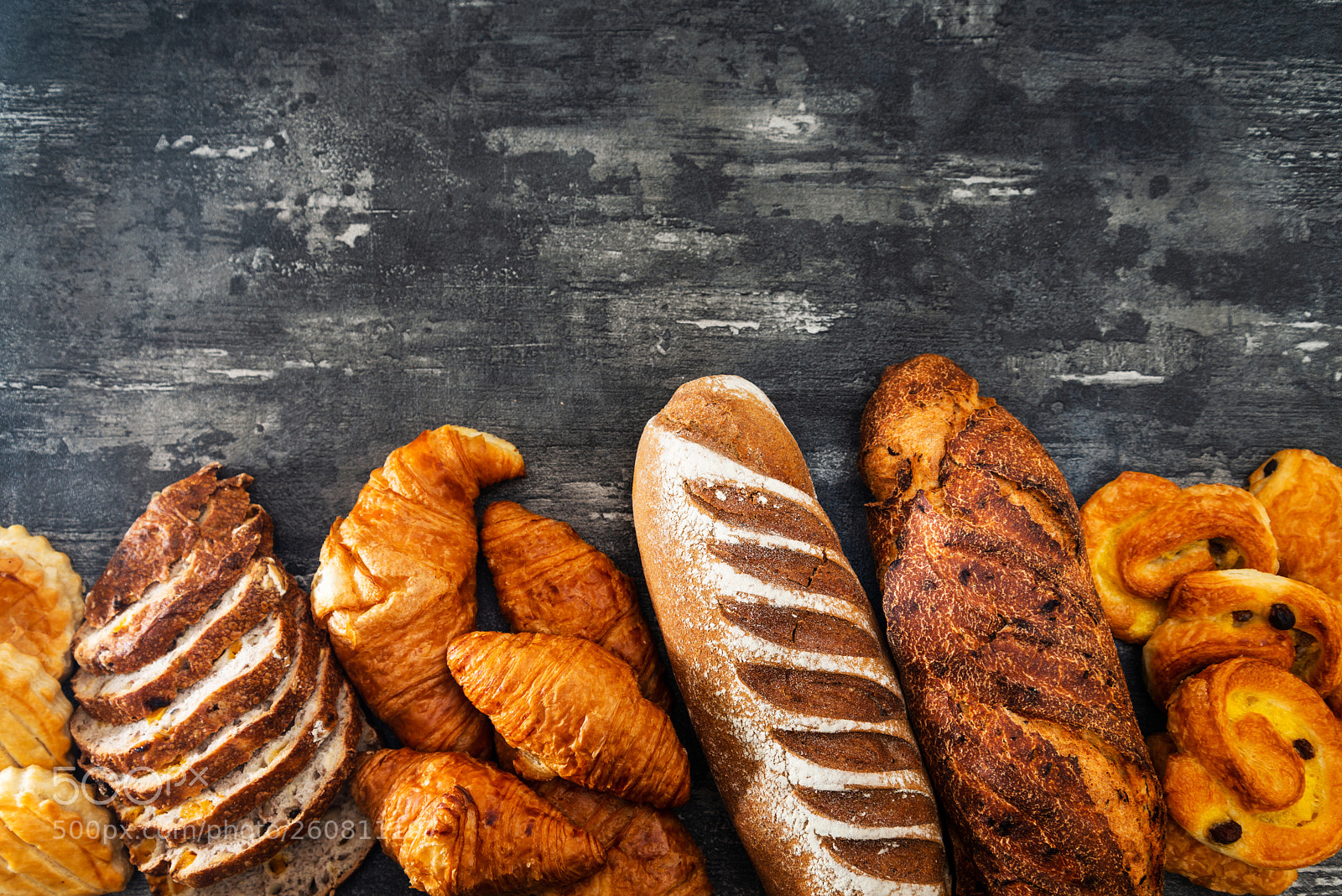 Nikon D800 sample photo. French bread with blackboard photography