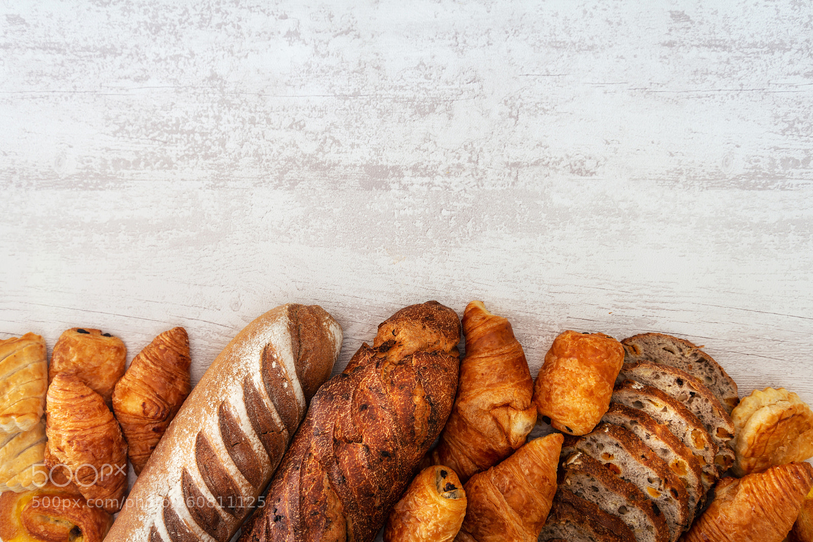 Nikon D800 sample photo. French bread with blackboard photography