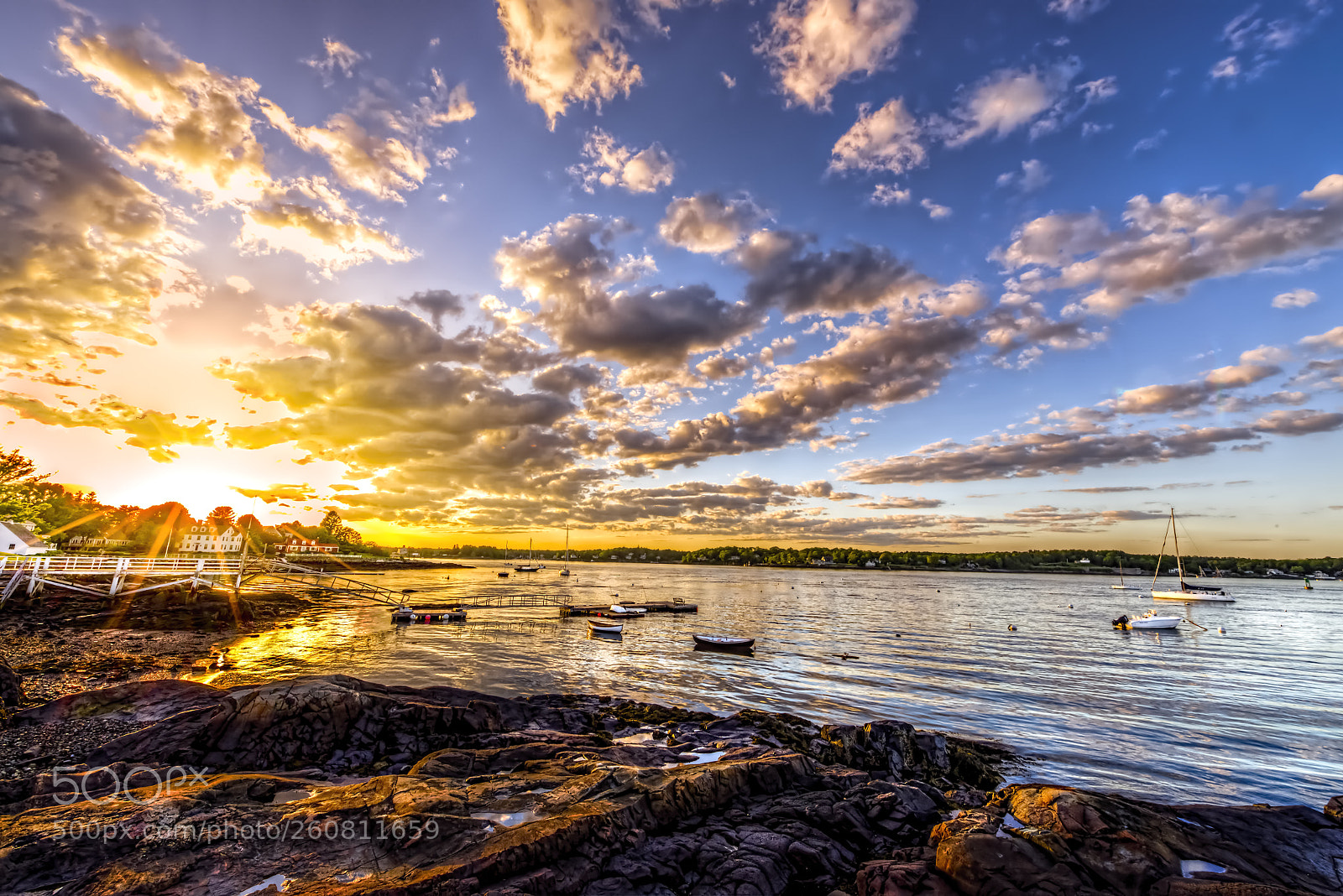 Nikon D800 sample photo. New castle sunset photography