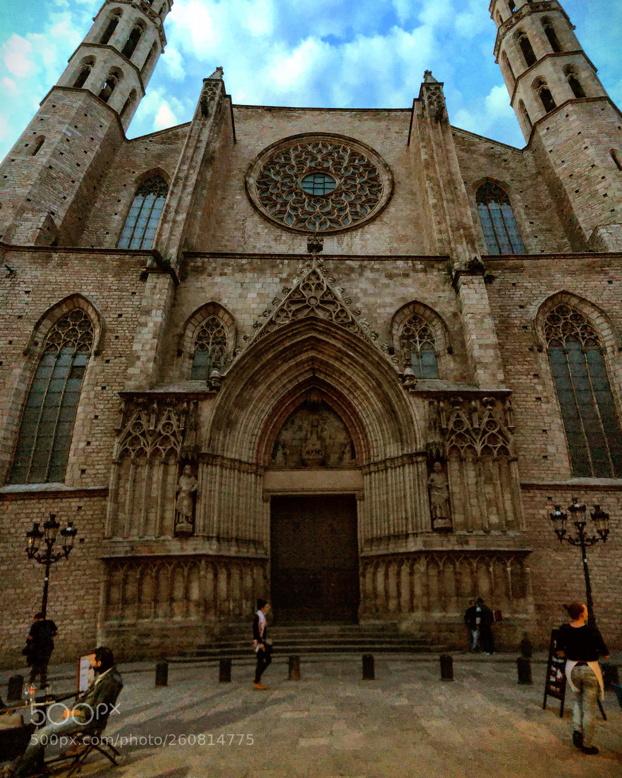 Apple iPhone X sample photo. Santa maria del mar photography