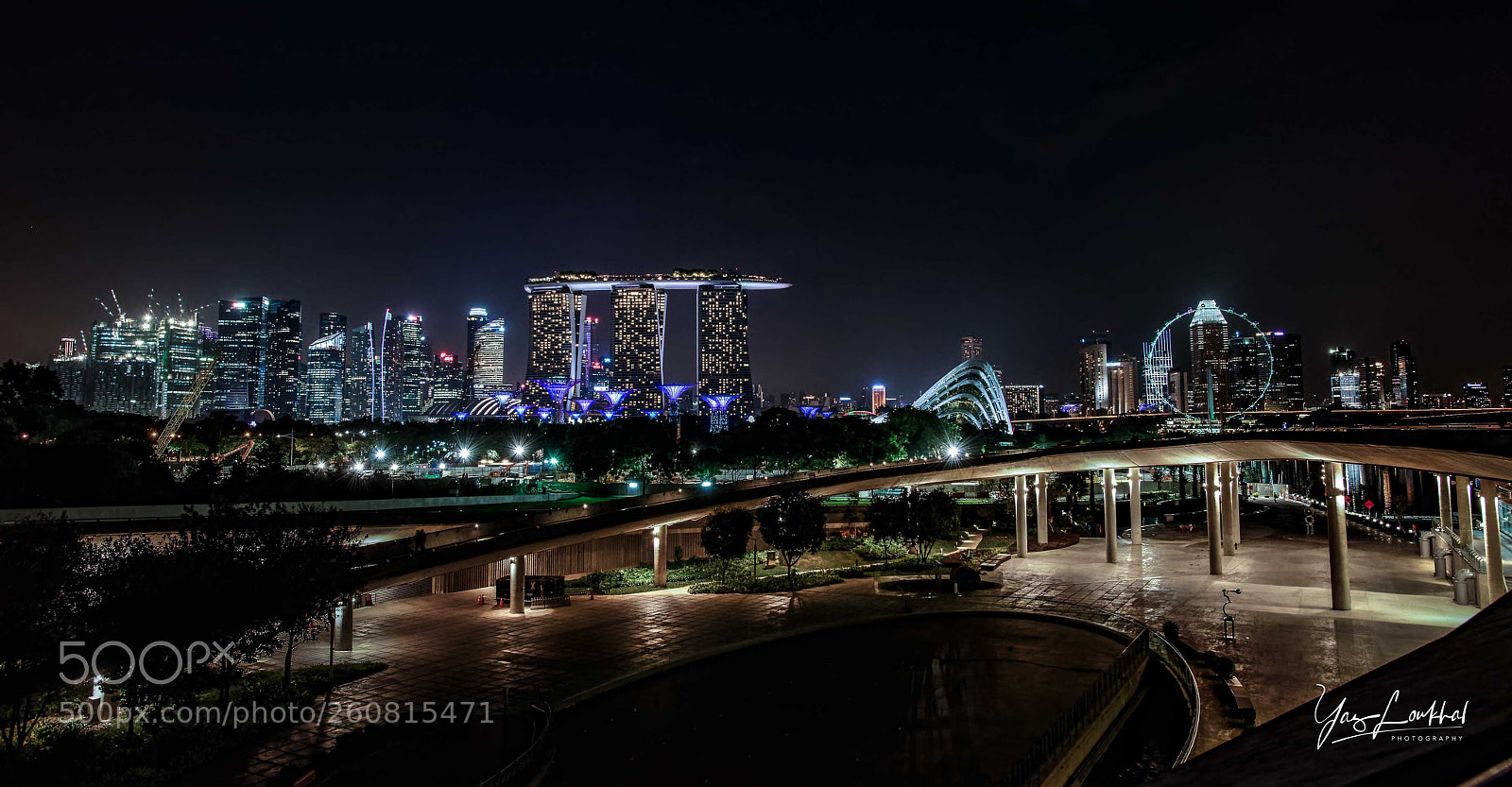 Nikon D810 sample photo. Singapore skyline photography