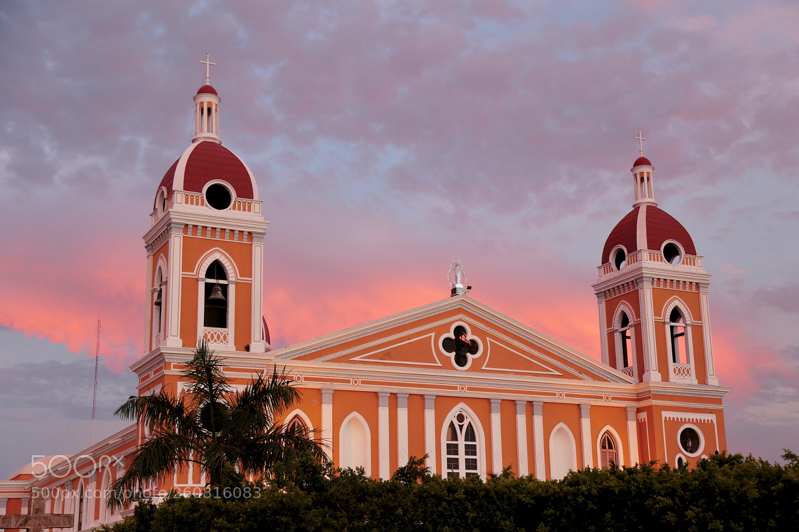 Canon EOS 6D sample photo. Granada cathedral at sunset photography