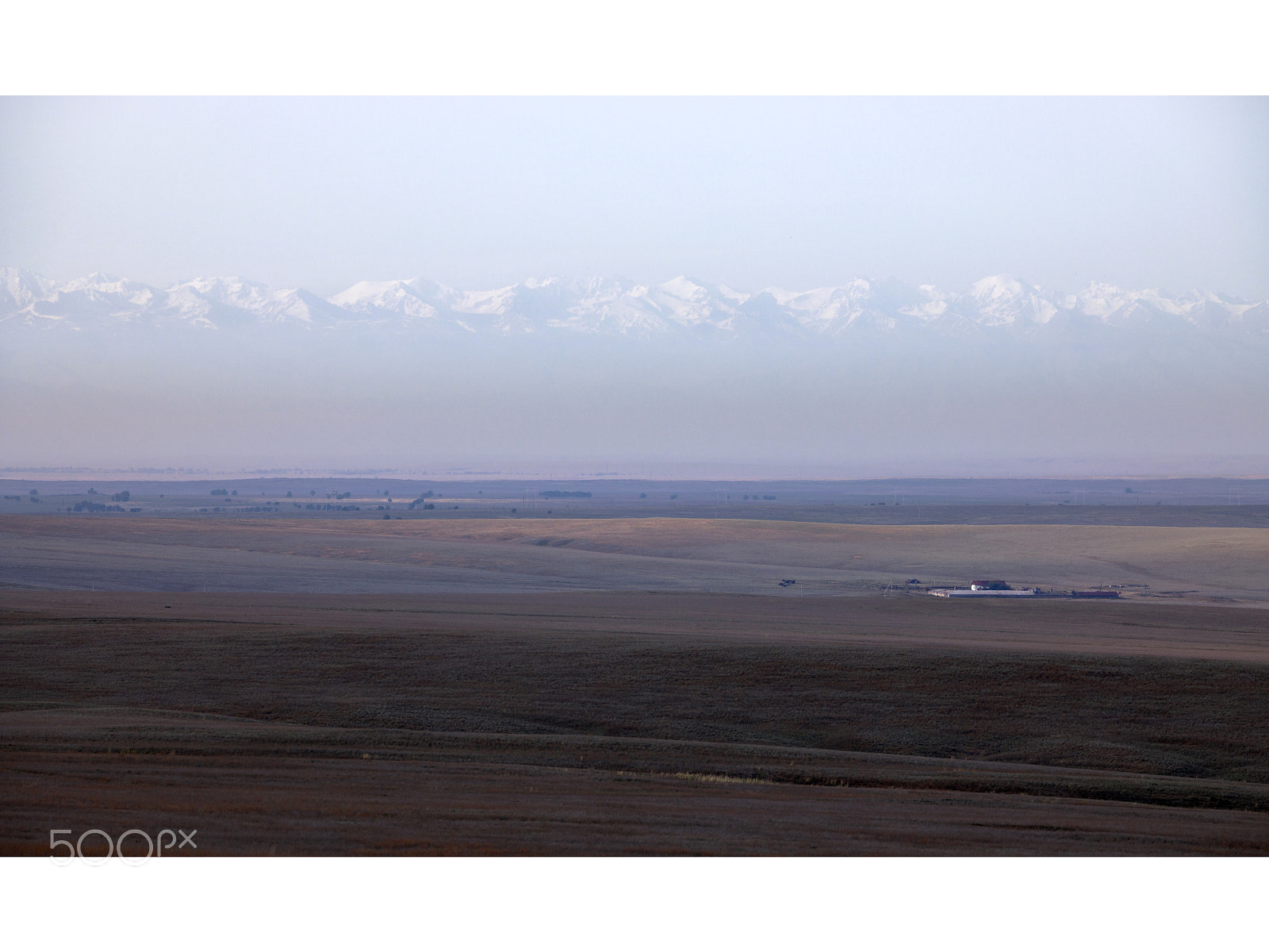 Canon EOS 5D Mark IV sample photo. Morning in the steppe photography