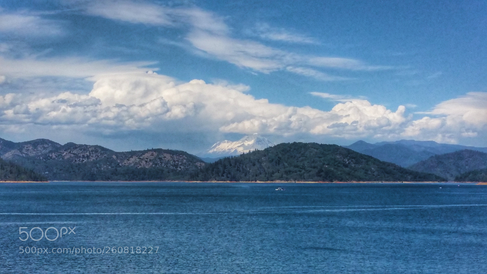 Samsung Galaxy Note4 sample photo. Lake shasta with mt photography