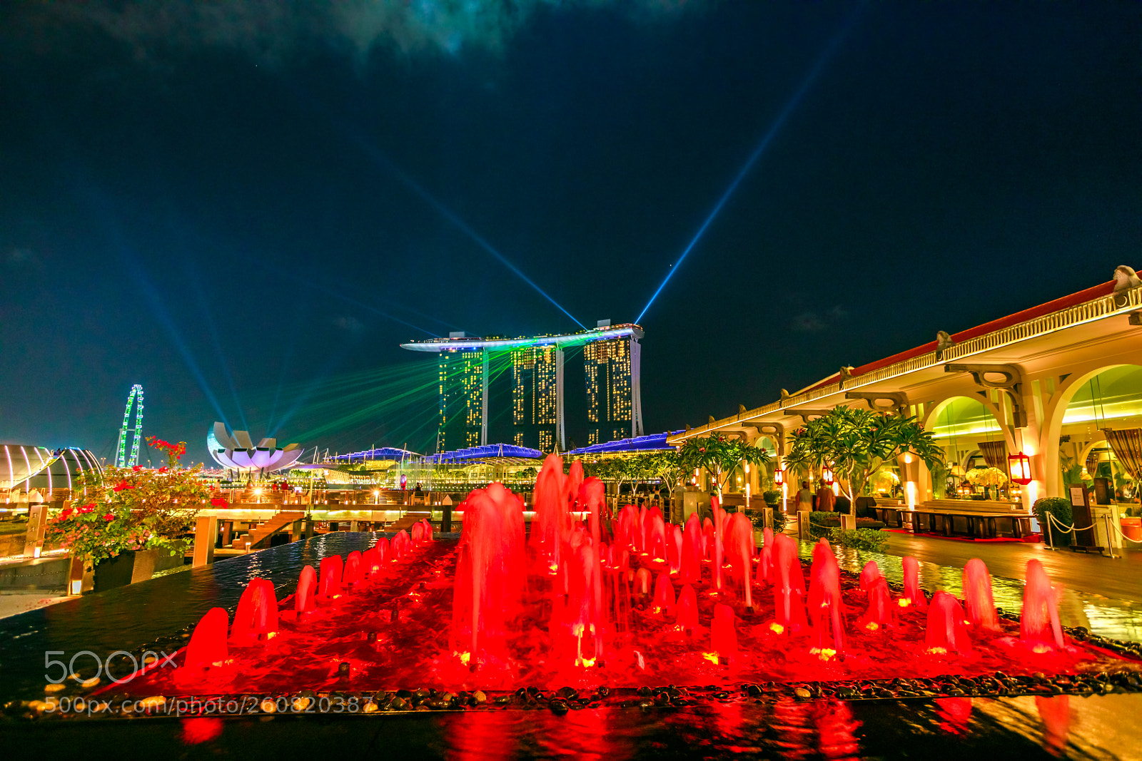 Canon EOS 5D Mark IV sample photo. Fullerton fountain night photography