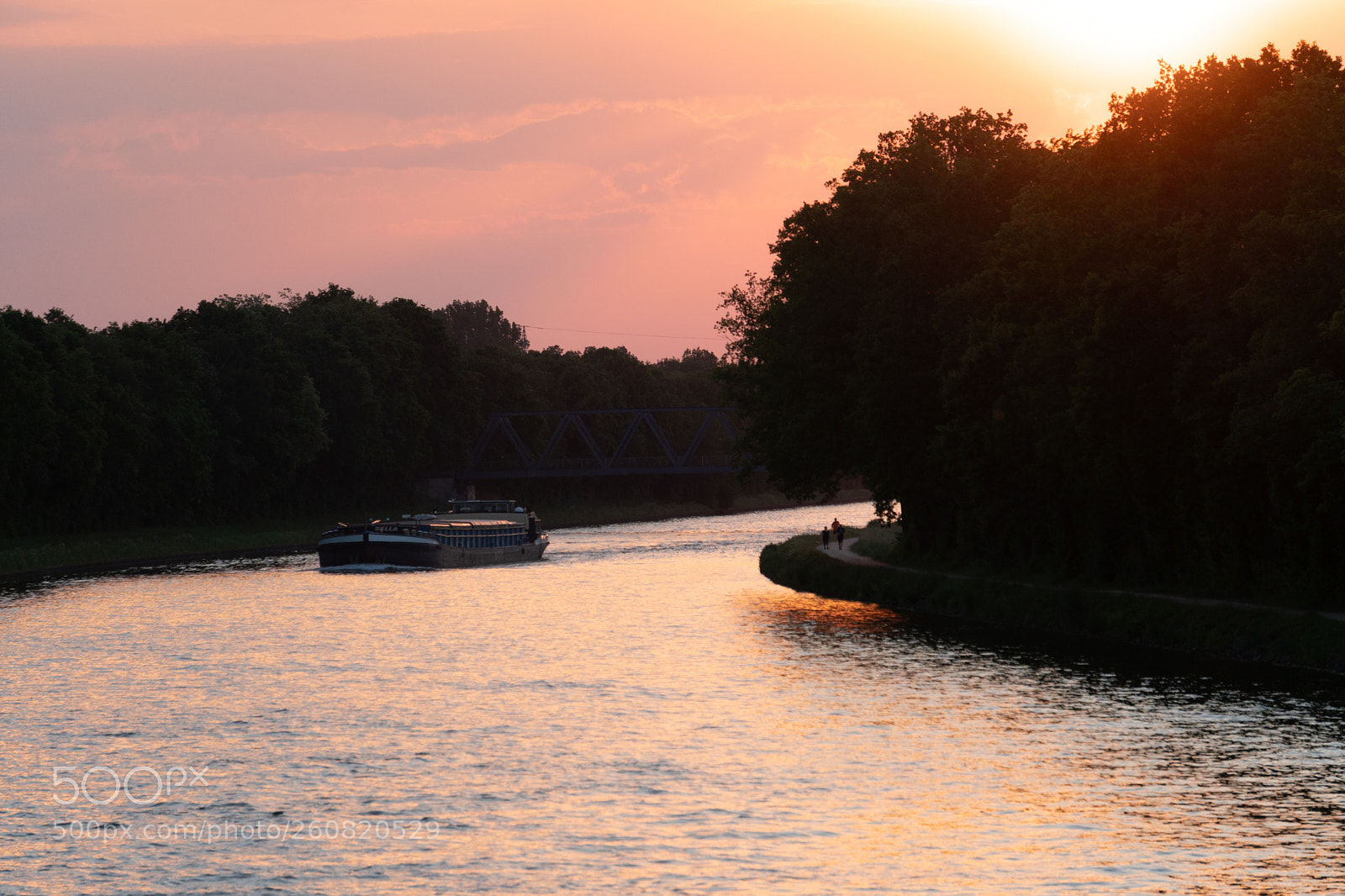 Sony a6300 sample photo. Mittellandkanal am abend photography