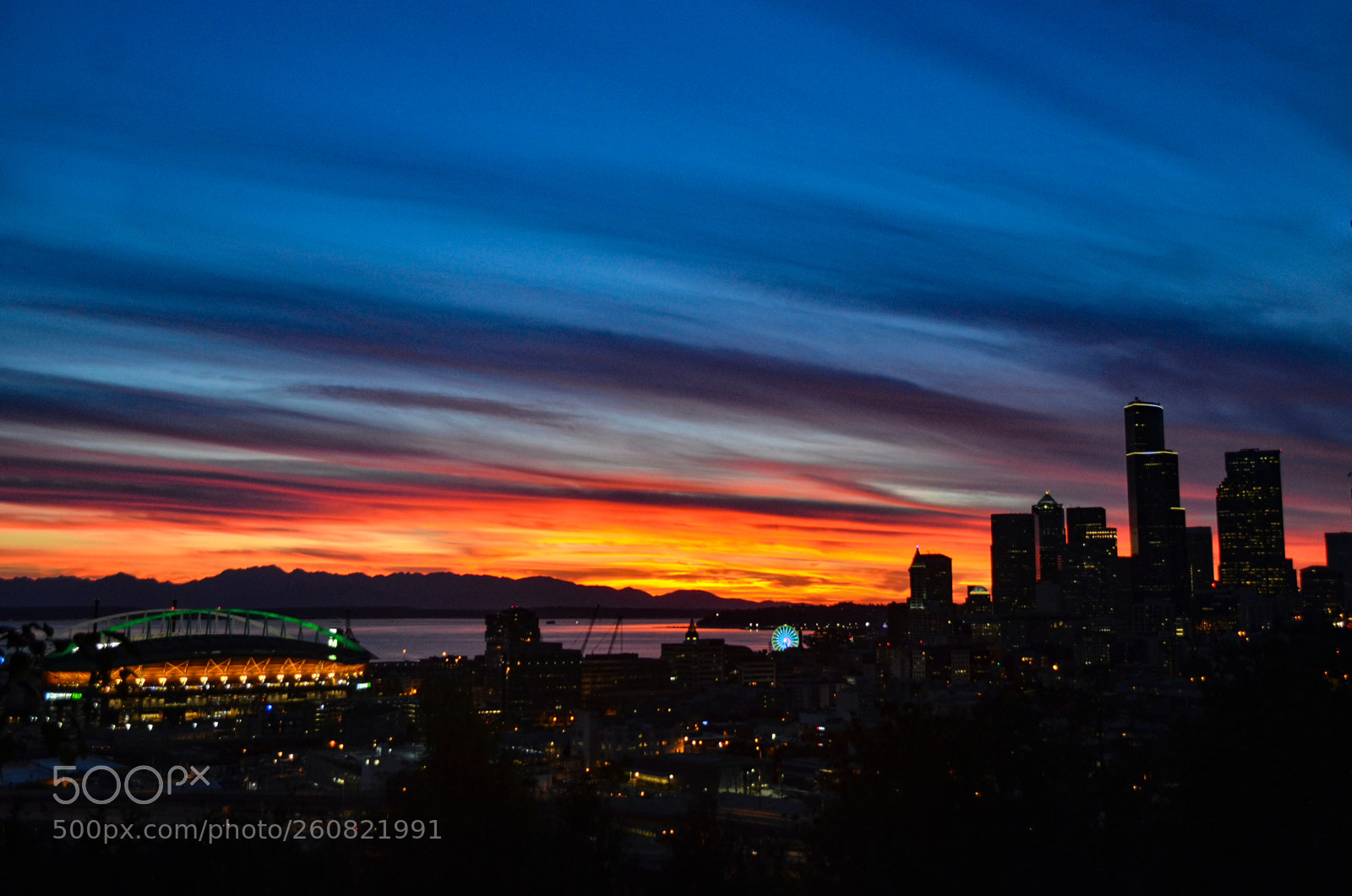 Nikon D7000 sample photo. Sundown seattle photography