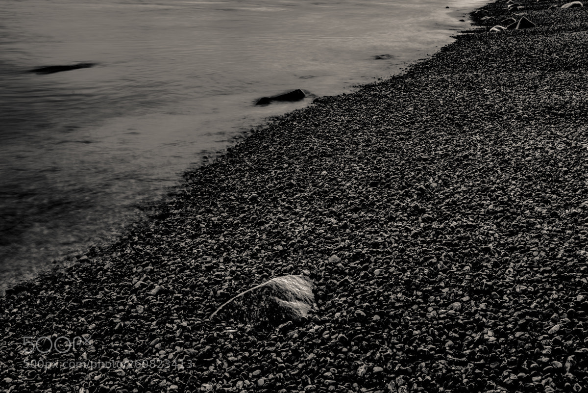 Nikon D800 sample photo. The solent in retreat photography