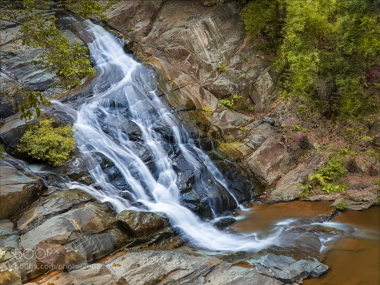 Samsung Galaxy S9+ sample photo. Waterfall photography