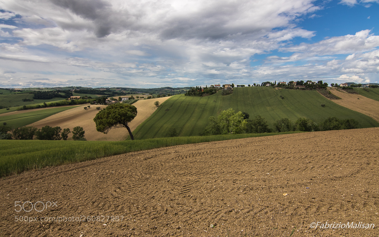 Canon EOS 7D Mark II sample photo. Italian landscape in province photography