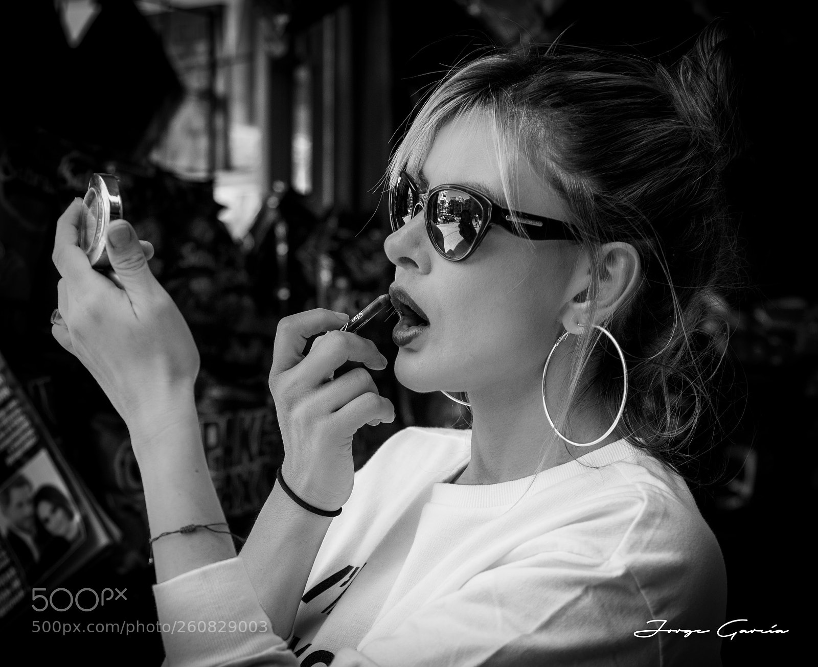 Nikon D7200 sample photo. Lipstick bw photography