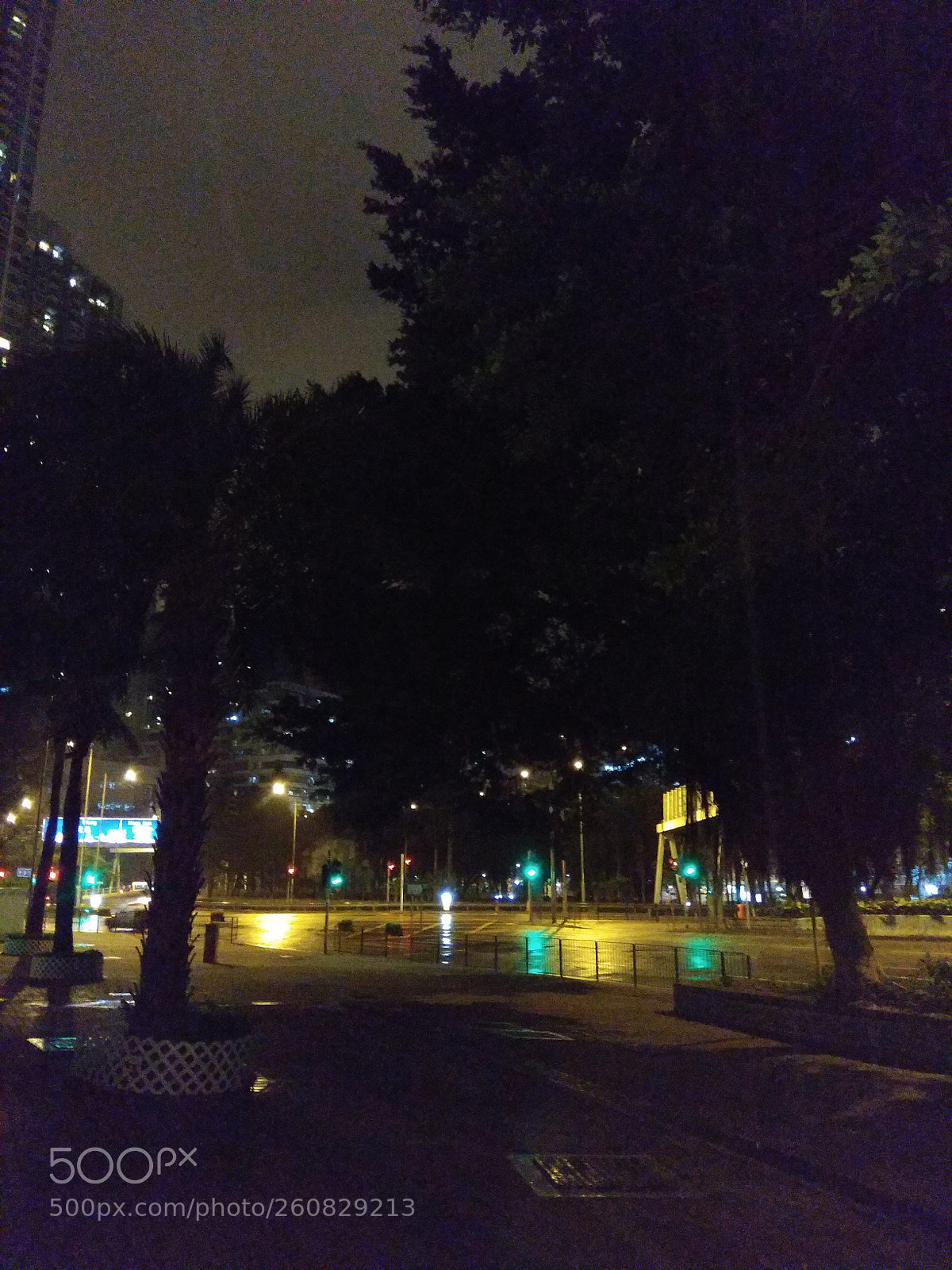 Xiaomi Redmi Note 4 sample photo. Midnite road photography