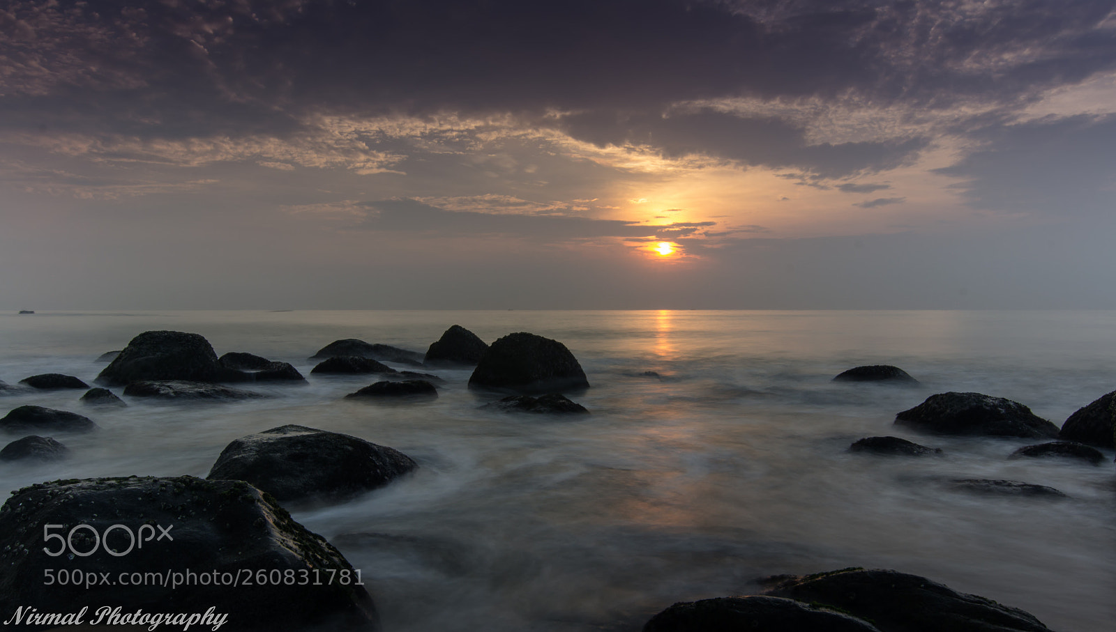 Nikon D3100 sample photo. Kovalam beach sunrise photography