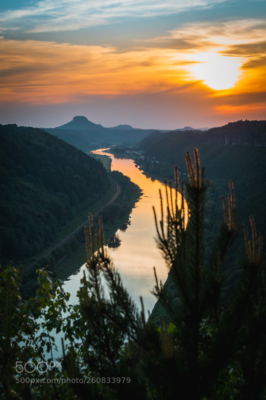 Canon EOS 5D Mark IV sample photo. Sunset in saxonswitzerland photography