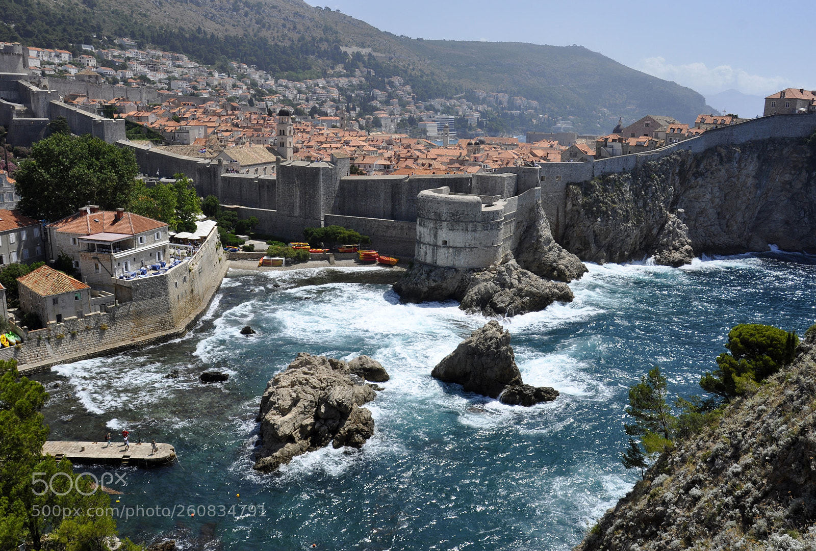 Nikon D90 sample photo. Scenic view to dubrovnik photography