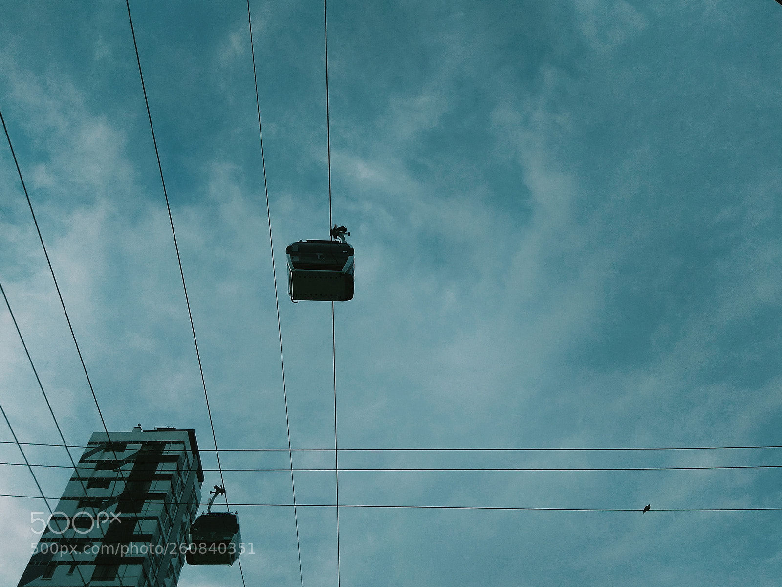 Xiaomi Redmi Note 4 sample photo. Under the cableway photography
